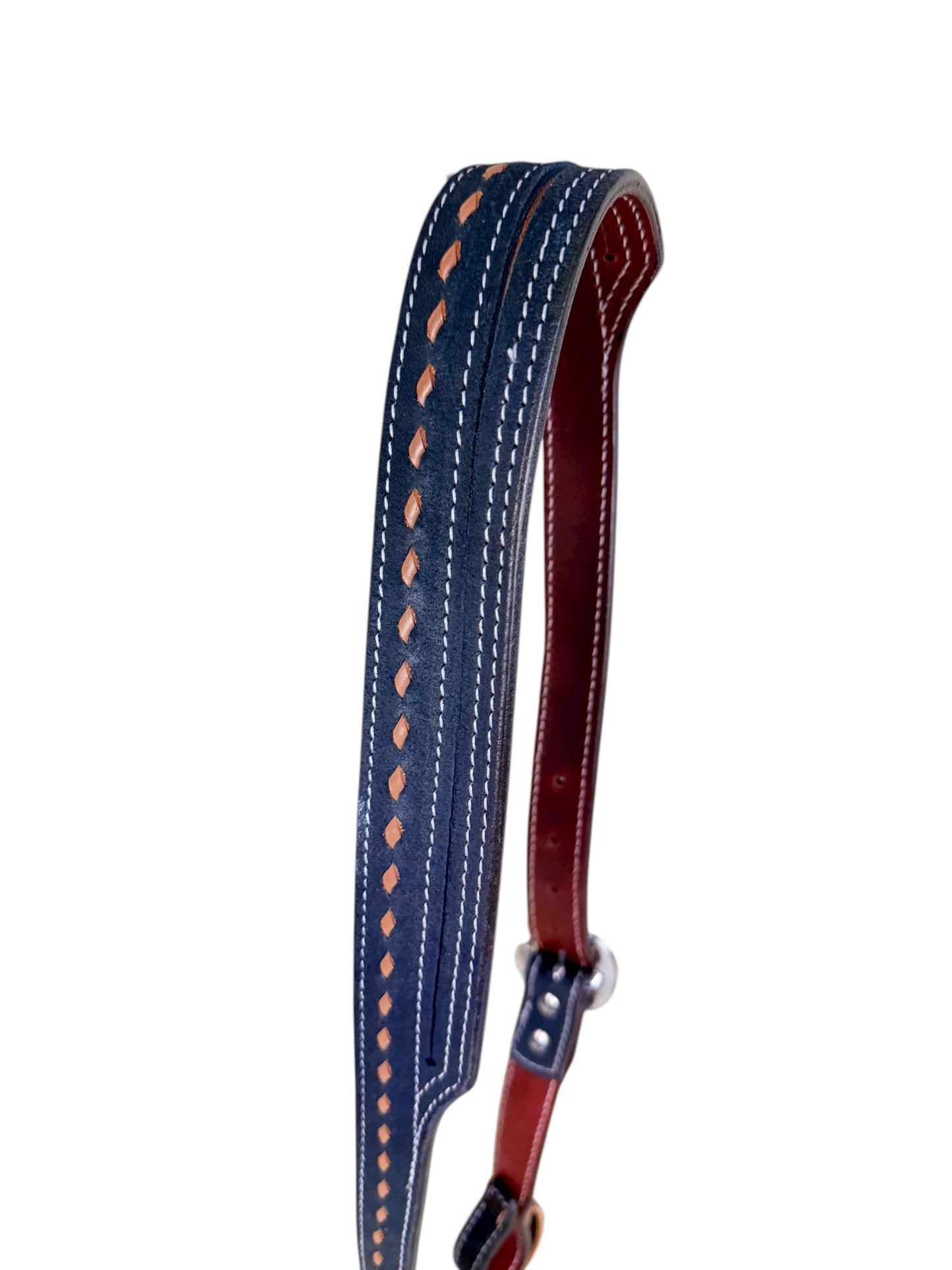 Roughout Buck Stitch Slit Ear Headstall