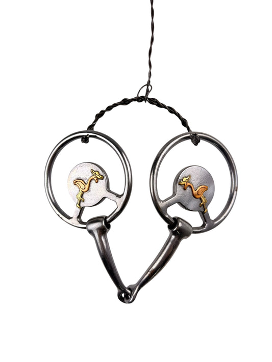 Tyler O-Ring Snaffle Bit - Flamingo