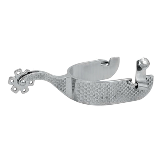Metalab Men's Stainless Steel Rasp Spurs