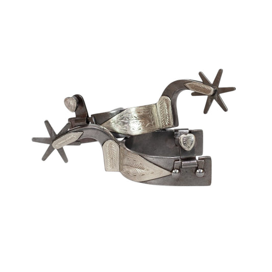 Arrowhead Scroll Spurs (6 Point)